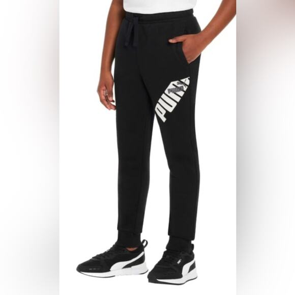 PUMA power graphic sweatpants joggers black - Picture 1 of 4